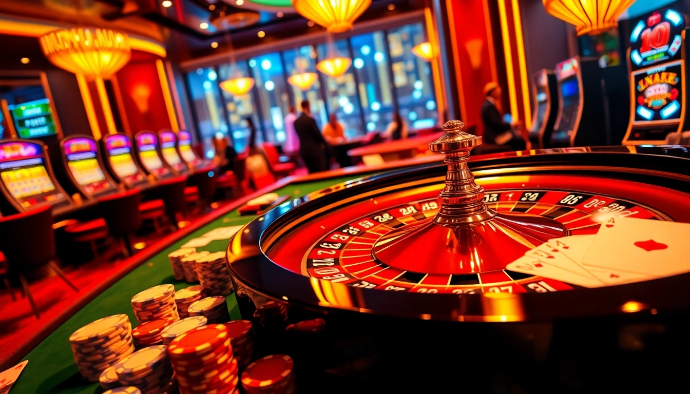 Winning gamblers placing bets at a lavish casino table inspired by https://rr88rd.com/ with poker chips and cards.