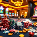 Experience the thrill of gambling at xn88 with vibrant poker chips and exciting roulette wheels.