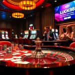 Engage in thrilling gameplay at LUCK8 Casino with vibrant tables and exciting promotions.