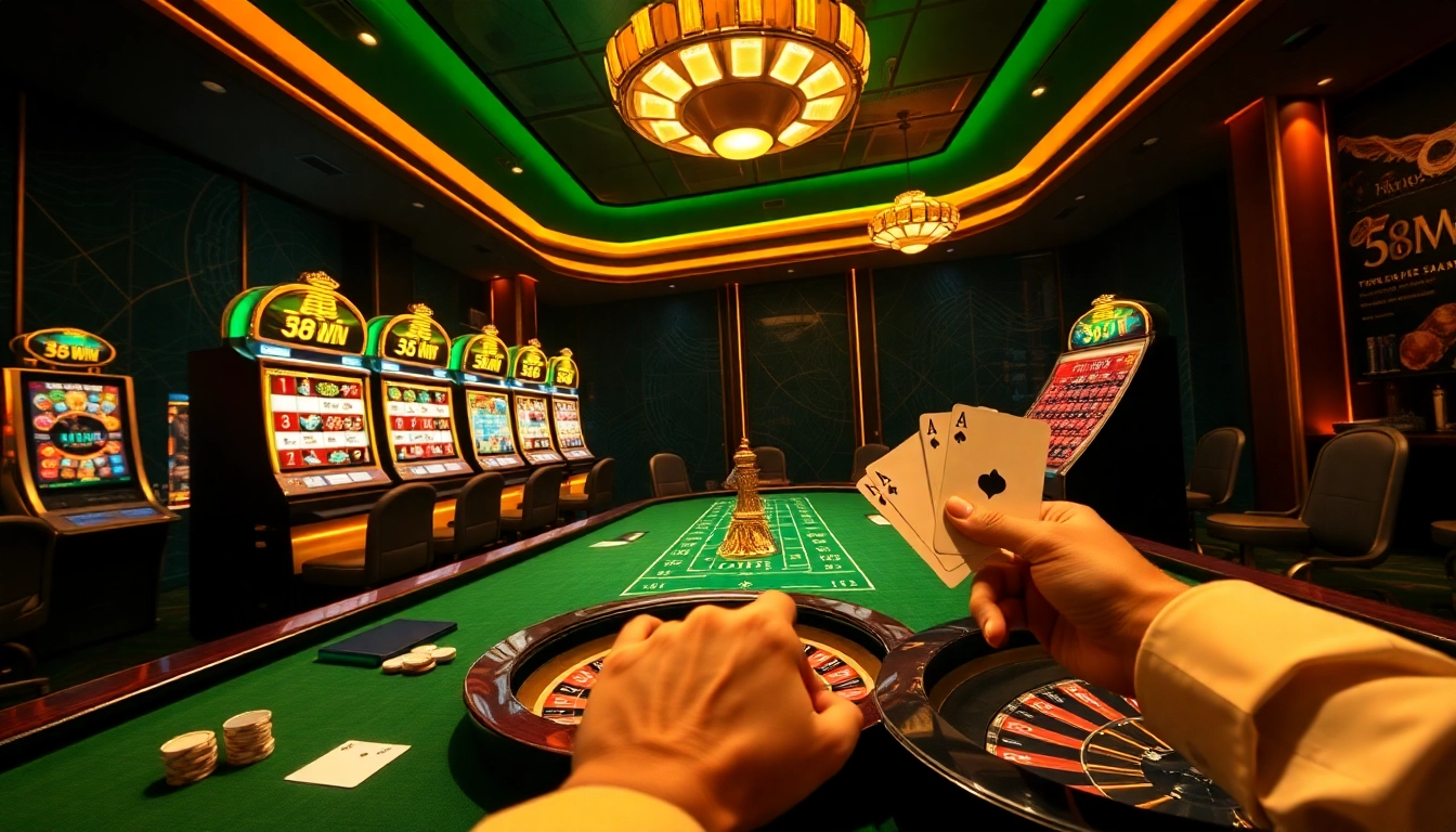 Experience thrilling online gaming at 58WIN with vibrant tables and exciting casino action.