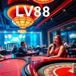 Exciting LV88 online casino environment with players enjoying games