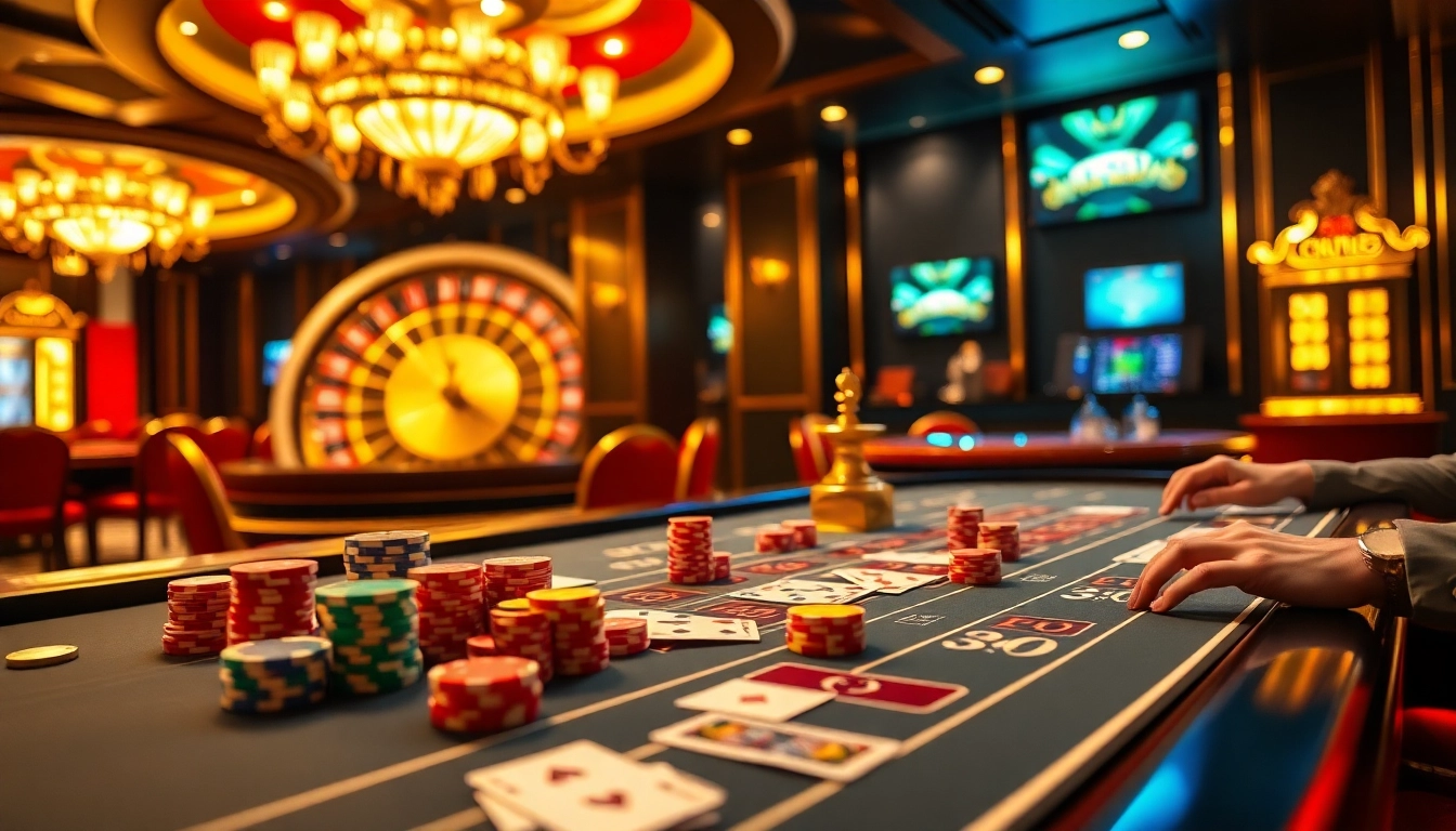 Experience high-stakes baccarat at https://xx88.us/ with colorful chips, elegant cards, and an upscale atmosphere.