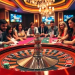 Bets being placed at the roulette table with colorful chips representing excitement found at https://bem88.com.