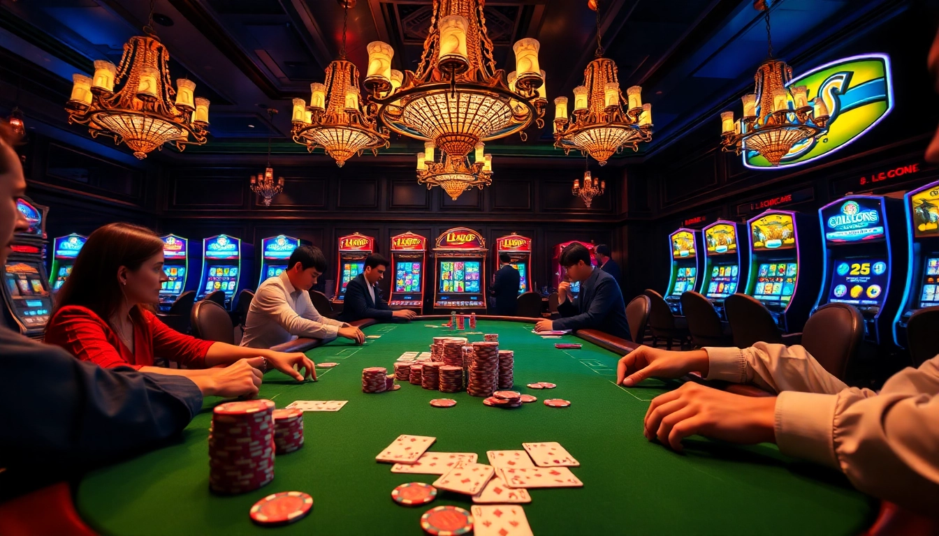 Experience the thrilling gameplay at lego138 with competitive poker games and vibrant slot machines.