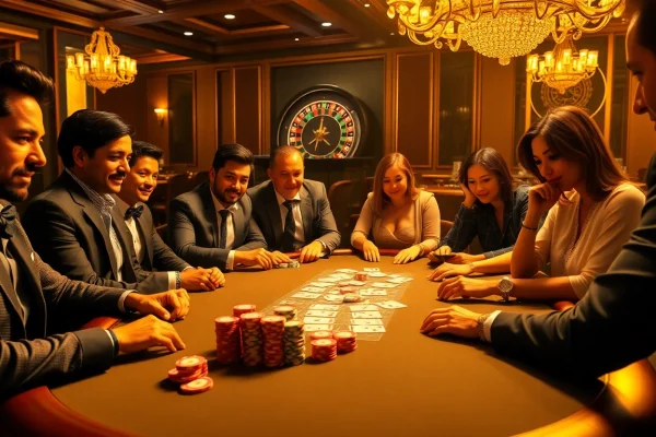 Gambling at mint88 poker table with vibrant chips and cards for a thrilling experience.