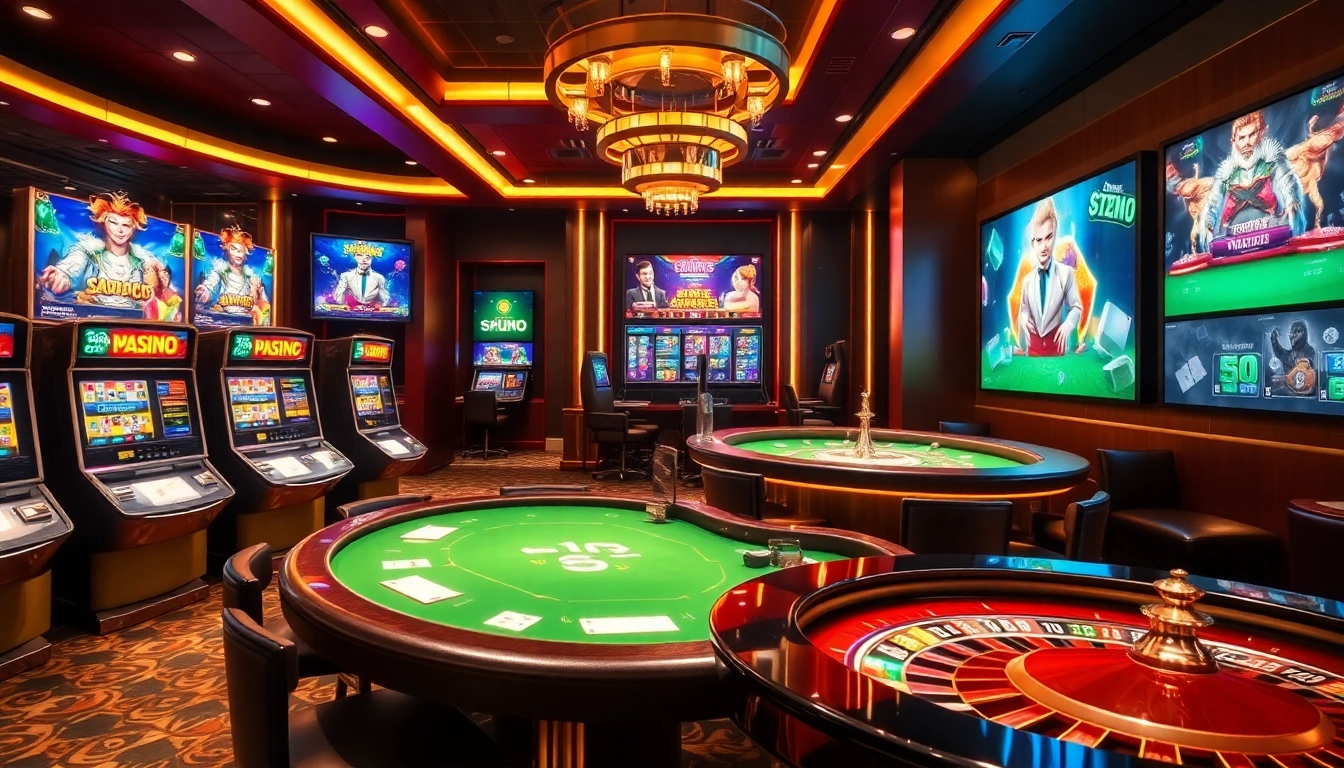 Engage with thrilling gameplay at link vào sky88 featuring vibrant casino tables and slots.