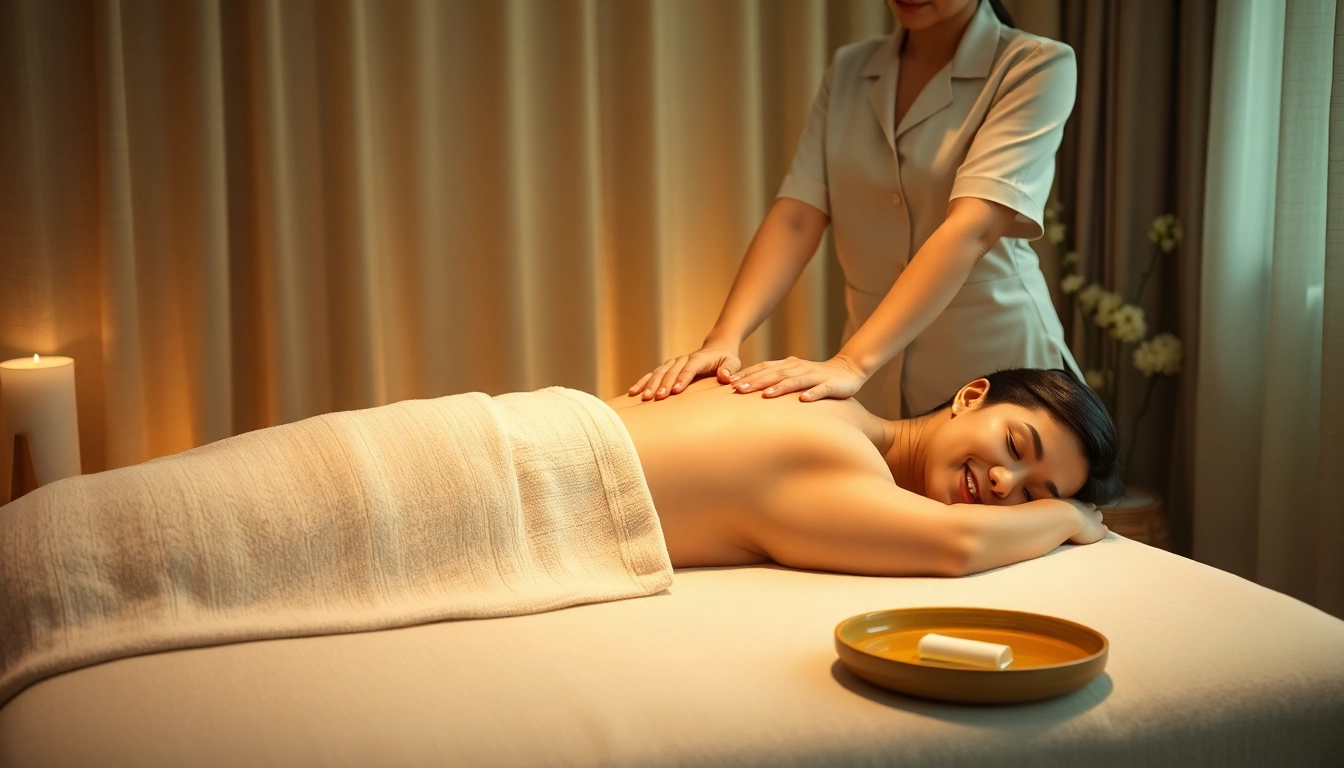 Relaxing 평택출장마사지 scene with a skilled masseuse providing at-home massage therapy.