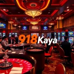 Experience thrilling gameplay with 918Kaya PNG at vibrant casino tables filled with excitement.