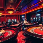 Players enjoying games at SODO CASINO, showcasing excitement and luxury in a vibrant casino environment.