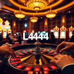 Experience the thrill of L444 betting with professional dealers at the casino.