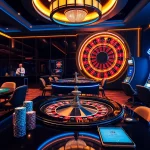 VM88 online casino offering strategic card dealing and competitive poker chip betting action