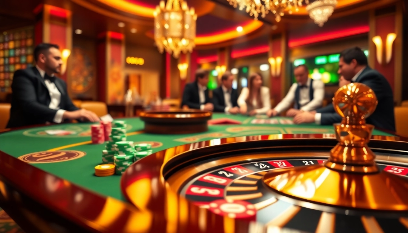 Experience high-stakes action at https://rr88.pizza/ with vibrant poker chips and an exciting roulette wheel.