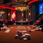 Experience the excitement of Lô Đề Trực Tuyến at a luxurious poker table with vibrant chips and cards.